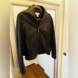 Calvin Klein extra soft leather jacket